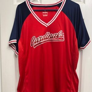 Fanatics St. Louis Red and Navy Cardinals Jersey.